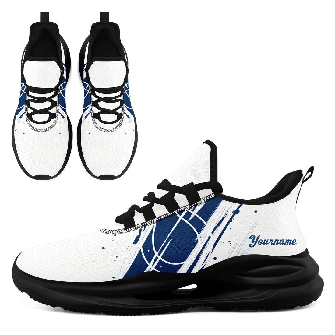 Custom Indiana Personalized Team Fan Gear Sneakers _ Unisex Gameday Athletic Shoes Custom Team Name Sports Runners FN079-E020219-14