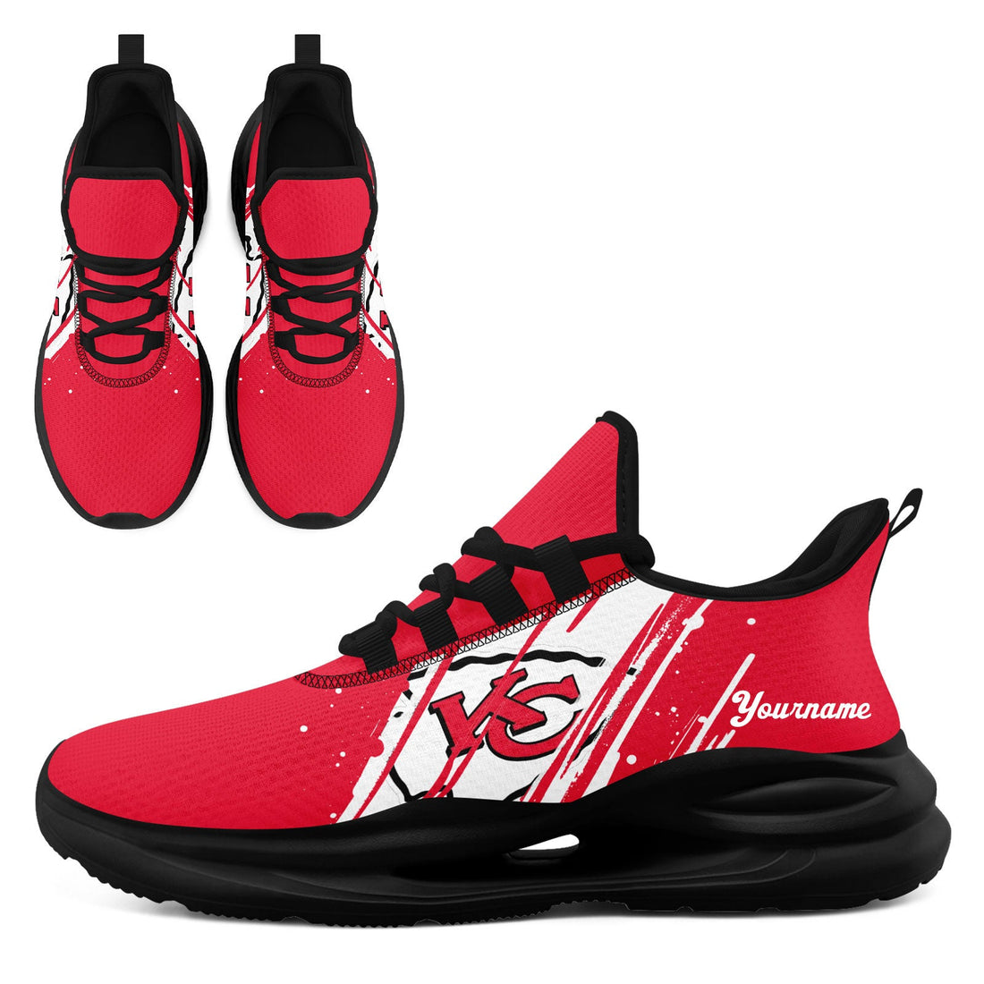 Custom Missouri Personalized Team Fan Gear Sneakers _ Unisex Gameday Athletic Shoes Custom Team Name Sports Runners FN079-E020219-18