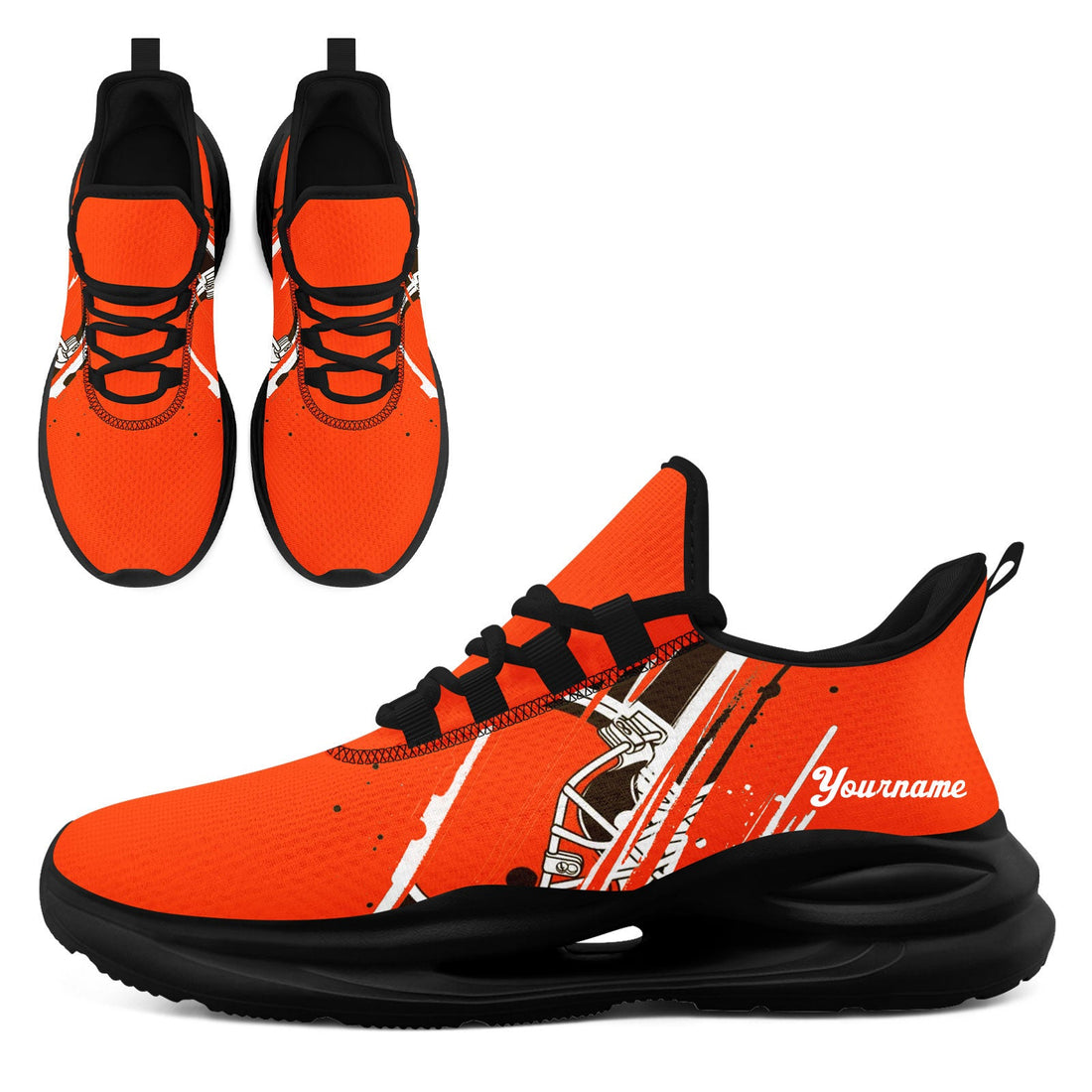 Custom Ohio Personalized Team Fan Gear Sneakers _ Unisex Gameday Athletic Shoes Custom Team Name Sports Runners FN079-E020219-8