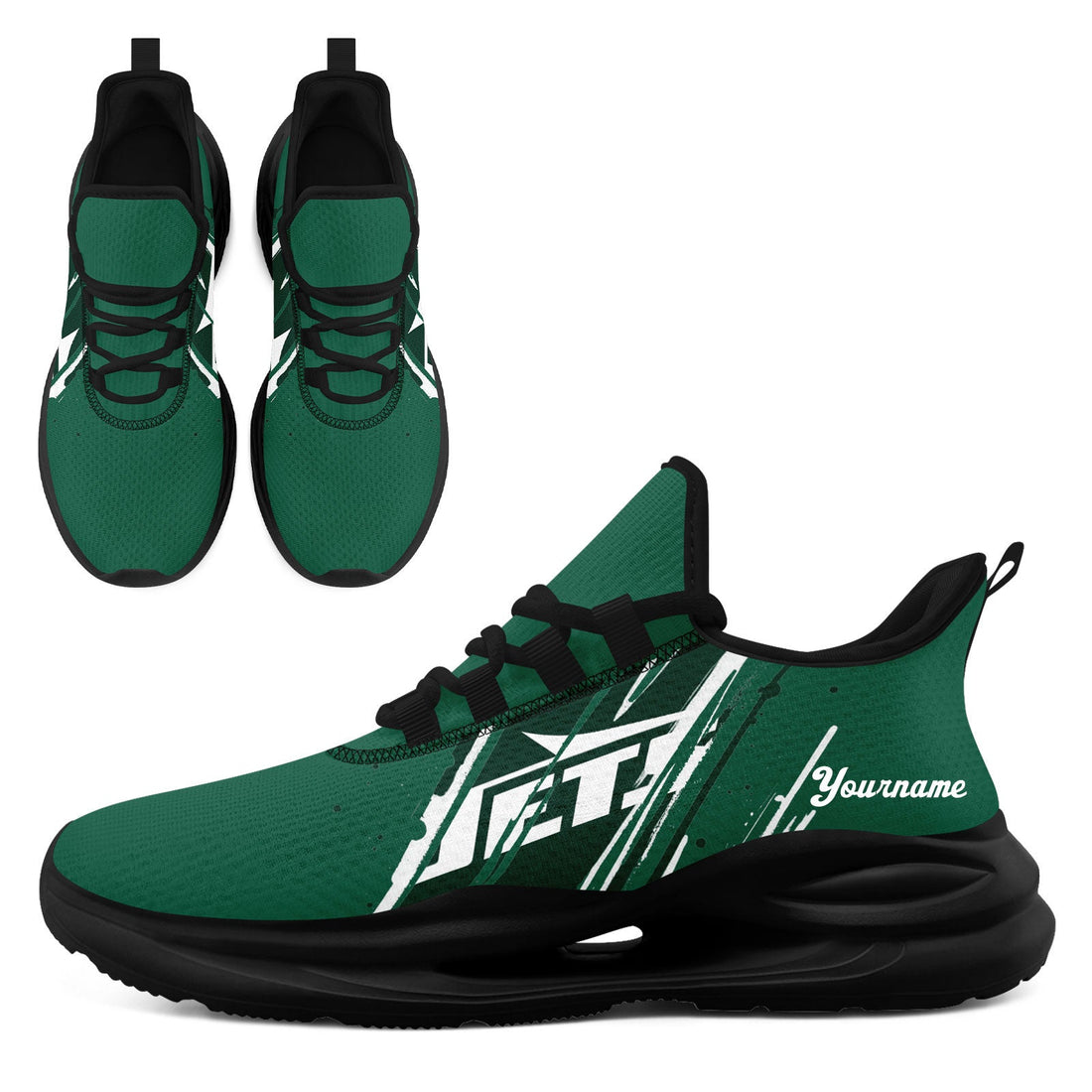 Custom New Jersey Personalized Team Fan Gear Sneakers _ Unisex Gameday Athletic Shoes Custom Team Name Sports Runners FN079-E020219-28