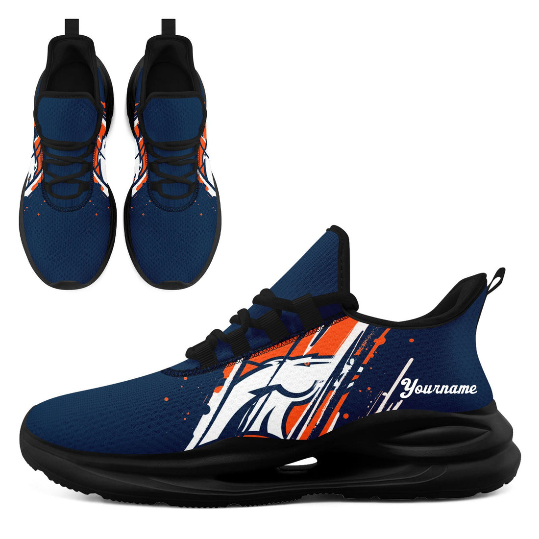 Custom Colorado Personalized Team Fan Gear Sneakers _ Unisex Gameday Athletic Shoes Custom Team Name Sports Runners FN079-E020219-10