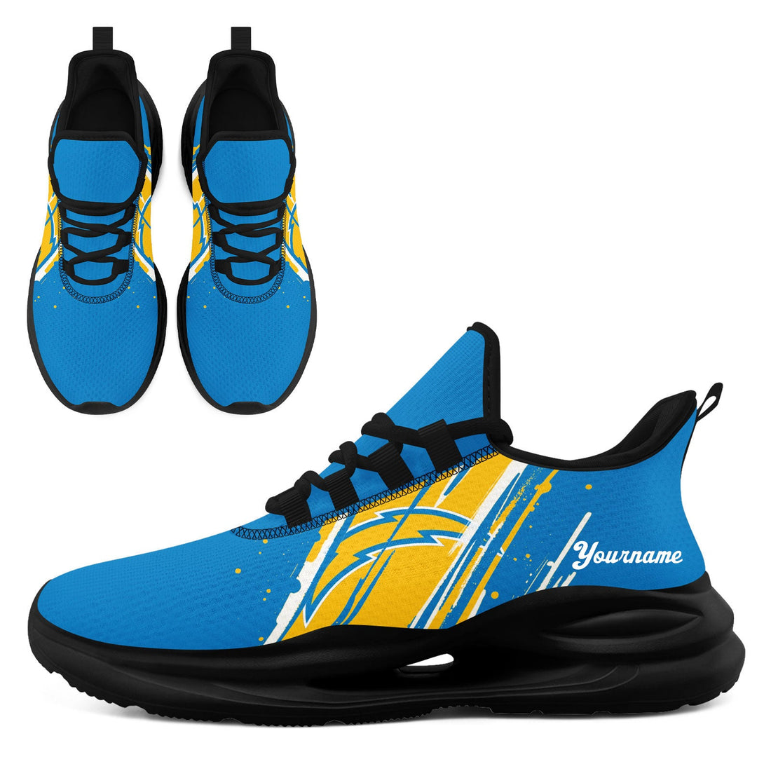 Custom California Personalized Team Fan Gear Sneakers _ Unisex Gameday Athletic Shoes Custom Team Name Sports Runners FN079-E020219-22