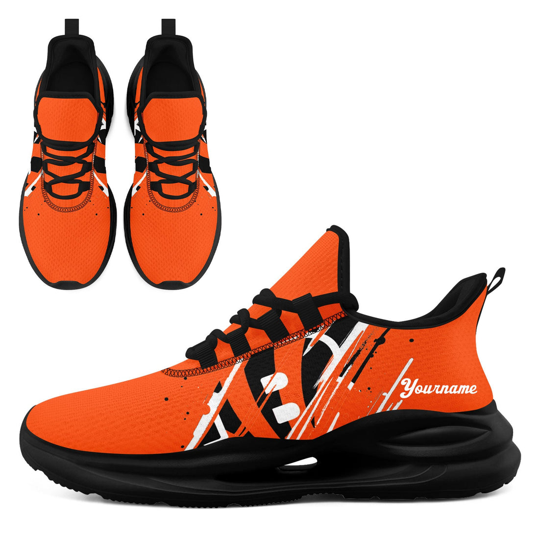 Custom Ohio Personalized Team Fan Gear Sneakers _ Unisex Gameday Athletic Shoes Custom Team Name Sports Runners FN079-E020219-6