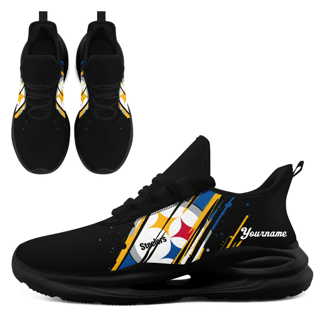 Custom Pennsylvania Personalized Team Fan Gear Sneakers _ Unisex Gameday Athletic Shoes Custom Team Name Sports Runners FN079-E020219-30