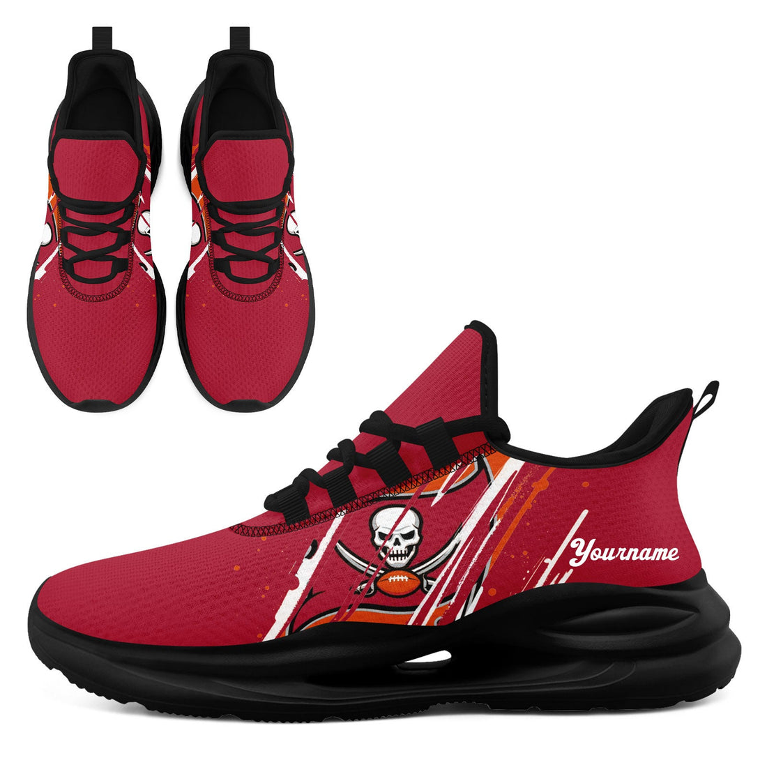 Custom Florida Personalized Team Fan Gear Sneakers _ Unisex Gameday Athletic Shoes Custom Team Name Sports Runners FN079-E020219-29