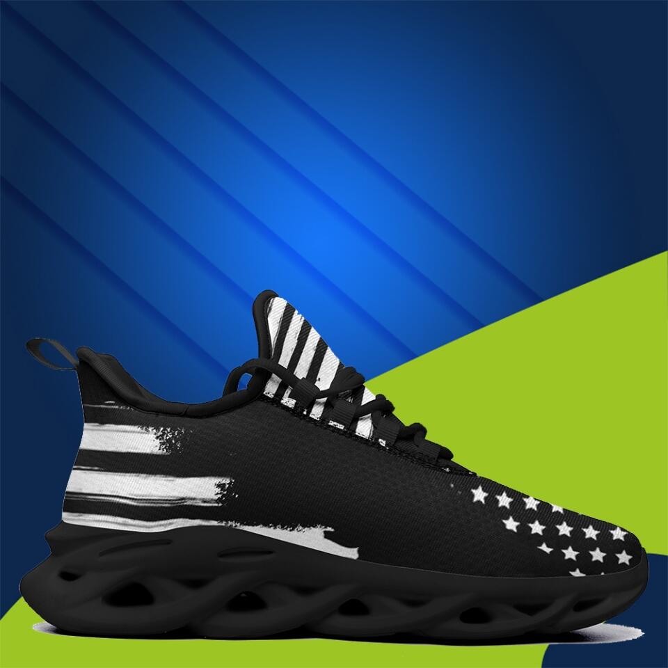 Custom Max Soul Freedom-Inspired Sneakers | Personalized Performance Shoes with Logo, Name | Perfect for Company Gifts, Groups, Events