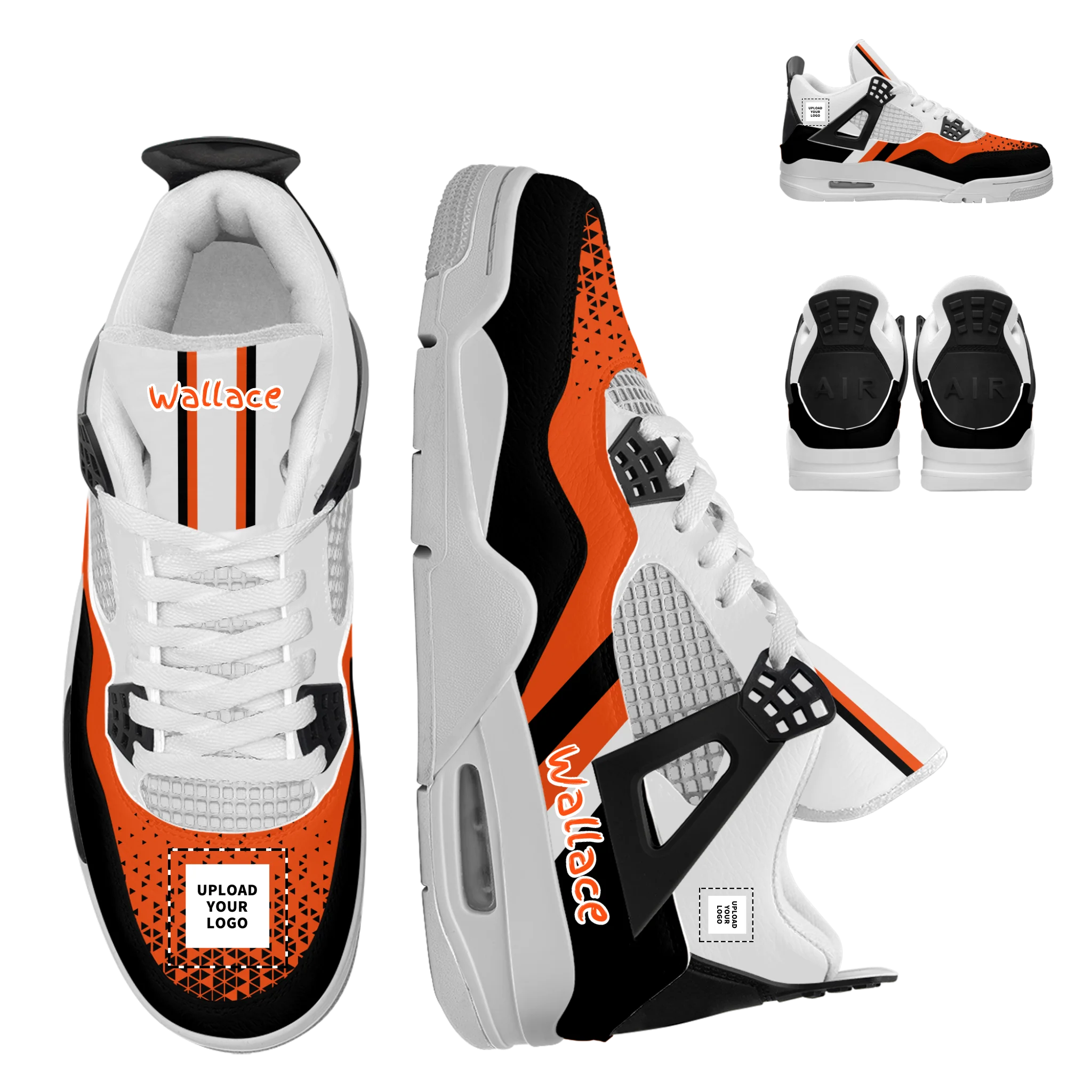 Custom 90s Basketball-Inspired Sneakers | Personalized Retro Court Sho